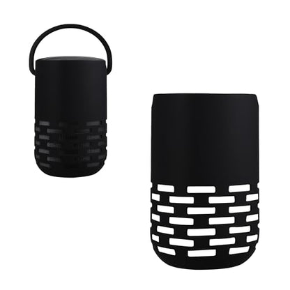 kwmobile Silicone Case for Bose Portable Home Speaker Case - Protective Cover for Mini Speaker - Sleeve Skin in Black