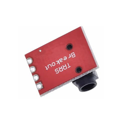 12Sets Red 3.5mm Audio Jack Breakout Headphone Video Audio MP3 Jack Module MP3 Socket Breakout Board Audio Jack Module for Arduino