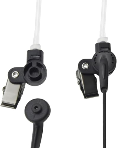 WODASEN BD502i Walkie Talkie Acoustic Tube Earpiece with PTT/VOX Mic Push to Talk Button Headset for Hytera HYT BD502i BD552i TC-508 PD502i BD552i BD602i PD402i PD482i TC-610 RCA XR150 RDR2500