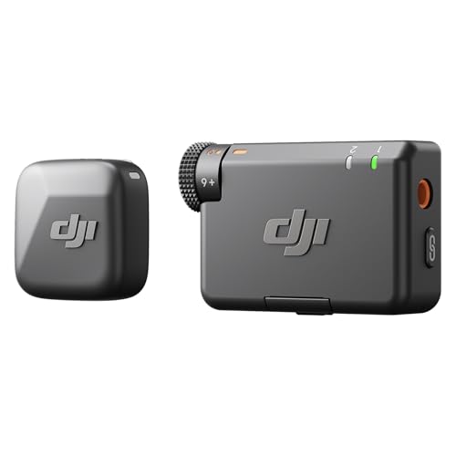 DJI Mic Mini (1 TX + 1 RX), Ultralight, Detail-Rich Audio | Noise Cancelling, Automatic Limiting, Wireless Microphone for Camera/iPhone/Android, Vlog, Streaming, 400m Transmission - style: Mic Mini (1 TX + 1 RX)