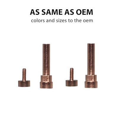 Metal Swivel Pin Hinge Repair Kit Rose for Bose QC45 QC35 II | Robust metal swivel pins with gaskets & screws,for QC35, QC35 II, QC45 and QC SE,quick setup to repair headphone hinges - color: Rose Gold