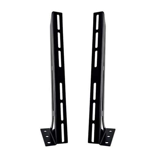 Steel Floor & Wall Mount Amplifier Rack Laser-Cut Audio Equipment Rack for Car Audio Sound System Coated with Black Powder