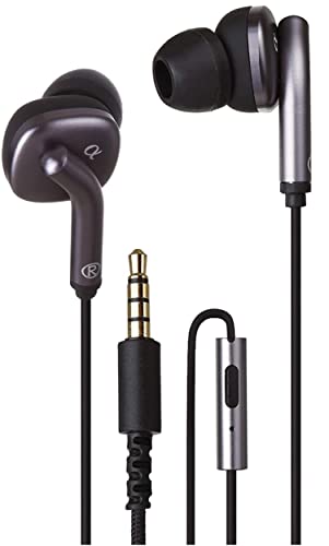 Alphasonik Premium In Ear Noise Isolating Headset Earphones/Earbuds/Headphones with Stereo Microphone & Remote Control Made for Apple iPhone iPad iPod Samsung Galaxy and More IOS/Android Smartphones - style: Black