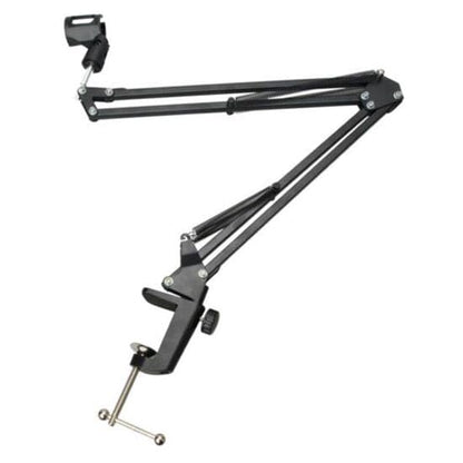 Microphone Mounting Bracket Desk Mic Arm Microphone Stand with Desk Mount Mic Suspension Boom for Live Streaming, Gaming, Podcasting, Radio