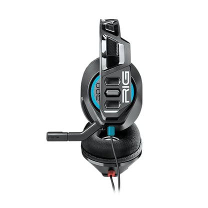 RIG 300 PRO HN Wired Gaming Headset | For Nintendo Switch, Switch 2 - Universal 3.5mm - Flip-to-Stow Mic, 40mm Speakers, 1.2-meter cable – Black/Blue/Red - color: Black / Red / Blue