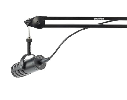 SAMSON Q9x Broadcast Dynamic Microphone | Cardioid dynamic capsule with XLR output and humbucking coil for podcasting, streaming and recording