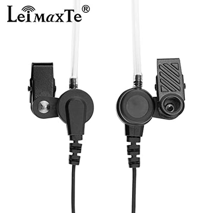 CLS1110 Earpiece,Compatible with Motorola RDM2070D CLS1110 CLS1410 CP185 CP200 CP200D RDU4100 2 Way Radio with Mic PTT Walkie Talkie Security Acoustic Tube Surveillance Headset