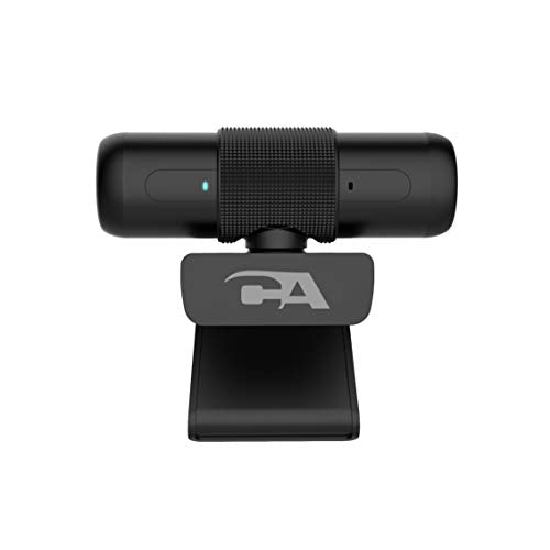 Cyber Acoustics WC-2000 1080p Webcam, Auto-Focus, Privacy Shutter | Omnidirectional Microphone, Universal Monitor Mount, 65-Degree Field of View, USB-A Plug-and-Play - size: WC-2000