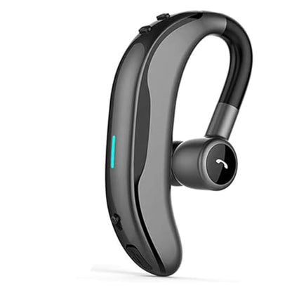 Wireless Headset Earpiece Headphone Handsfree Call Earpiece Noise Cancelling Earbud Headsets Long Standby Time Earphone Compatible with Smart Cell Phones Trucker Car Driver Business Office Men Women - color: Grey