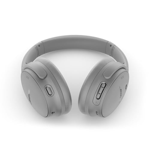 Bose QuietComfort Headphones - Wireless Bluetooth Headphones, Active Over Ear Noise Cancelling and Mic, USB-C Charging, Deep Bass, Up to 24 Hours of Playtime, Moonlight Grey - Limited Edition Color - color: Moonlight Grey