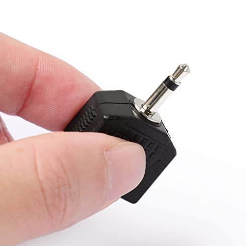 Uxcell 3.5mm to 2 Port Headphone Jack Y Splitters, 6 Pcs Stereo Audio Splitter 3.5mm Mono Audio Male Connector to 2 x 3.5mm Female Jack Adapters Converter