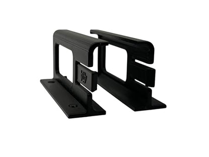 Desk Mount Kit for Focusrite Scarlett 4i4 (3rd Gen) - Under Desk Mount Brackets with Reversible Clips - Secure Mounting Accessories