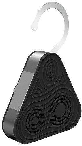 Pyle Portable Wireless Waterproof Shower Speaker - Outdoor Bluetooth Compatible Rechargeable Battery Powered Loud Sound Speaker System w/ AUX - USB Charger - Mp3 Android iPod iPhone PSRB8BK (Black) - color: Black
