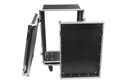 OSP Cases | ATA Road Case | 16-Space Effects Rack | 12" Deep | RC16U-12 - size: 16 Space, 12"