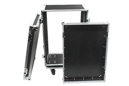 OSP Cases | ATA Road Case | 16-Space Effects Rack | 12" Deep | RC16U-12 - size: 16 Space, 12"
