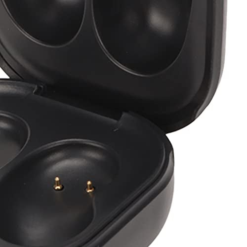 Wireless Earbuds Charging Case, Replacement Charger Dock with 3.3ft USB-C Cable and 600mAh Battery, for Compatible Wireless Earbuds, Black