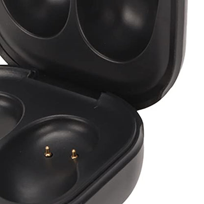 Wireless Earbuds Charging Case, Replacement Charger Dock with 3.3ft USB-C Cable and 600mAh Battery, for Compatible Wireless Earbuds, Black