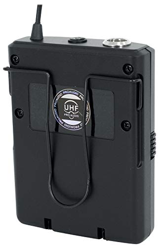 Rockville RWM-4Z Quad Wireless UHF Handheld/Headset Microphone System | 20 Channel, 2 Handheld Mics, 2 Headsets, 2 Bodypacks, Rack Mount Receiver, XLR Outputs, 400 Ft Range, 10-Hour Battery