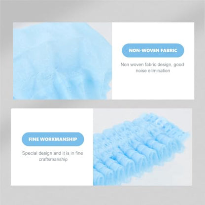 400Pcs Anti-Splash Microphone Covers Disposable Non-Woven Mic Protectors | Hygienic, breathable mic covers for studio, podcast, and karaoke use.