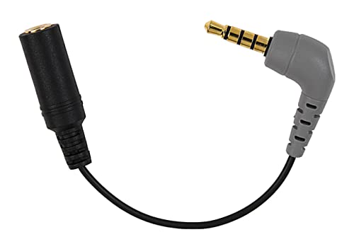 Fotodiox SC4 Replacement Adapter Cable - 3.5mm TRS Female to 3.5mm TRRS Male Adapter Cable (TRS-TRRS)