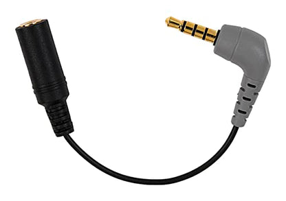 Fotodiox SC4 Replacement Adapter Cable - 3.5mm TRS Female to 3.5mm TRRS Male Adapter Cable (TRS-TRRS)