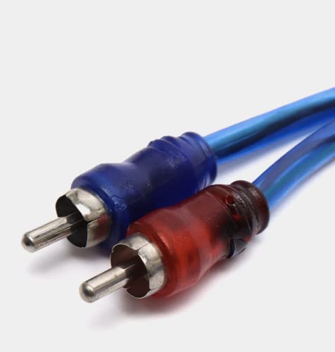 sound-way Car Amplifier Wire Set, 8GA Kit Amplifier Cable Set Wire Harness for RCA AMP Audio Subwoofer or Car Amplifier up to 1500 Watts