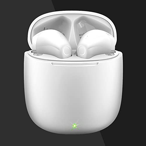 yobola Wireless Earbuds Super Lightweight Bluetooth Headphones Deep Bass | Comfortable Fit, Mini Wireless Earphones for Fitness, Clear Calls, Built-in Mic, 25H Playtime, Touch Control, IPX5 Waterproof