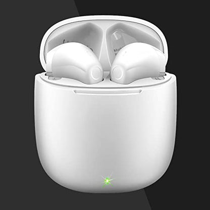 yobola Wireless Earbuds Super Lightweight Bluetooth Headphones Deep Bass | Comfortable Fit, Mini Wireless Earphones for Fitness, Clear Calls, Built-in Mic, 25H Playtime, Touch Control, IPX5 Waterproof
