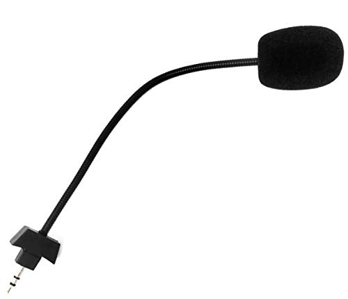 TNE Replacement 2.5mm Microphone Boom Game Mic for PDP Afterglow AG9 Legendary Collection Sound of Justice AG 9+ Armored Wireless Xbox One PS4 PlayStation 4 Nintendo Switch Gaming Headphones