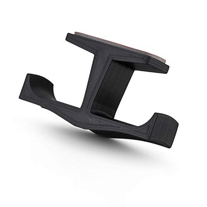 Brainwavz BigT Dual Headphone Stand, Under Desk Hanger for Headphones, Gaming Headsets, Mobiles Accessories, Stick On, No Screws, Black (Big T) - style: Big T