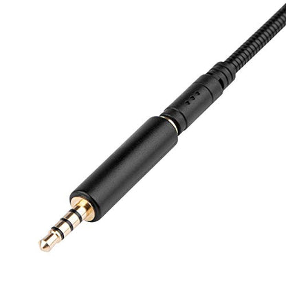 3.5mm Aux Microphone for Headphones, PC, Laptop Computer, Gaming Headset | Detachable Mini Mic 3.5 mm Jack, Small Plug in Attachment