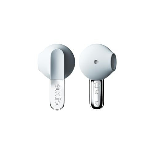 Sudio N3 True Wireless Bluetooth On-Ear Earbuds – High-Definition Sound, 30-Hour Playtime, Clear Calls, Sweat & Splash Resistant, Eco-Friendly Recycled Plastics (Blue) - color: Blue