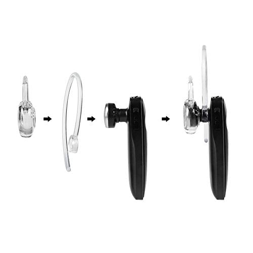 N/A Compatible with/Replacement for Earbud Gel Ear Hooks Plantronics M155 M165 M1100 M100 M55 M28 M25 Voyager Edge Silicone Earbuds Antislip Accessories - size: M