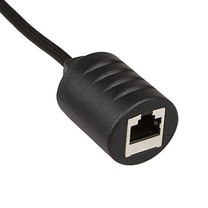Stereo DC3.5mm Stereo and RCA Red White Audio Signal Balun Over Cat5/6 Cable (Pack of 2) - size: 8 inches (Pack of 2)