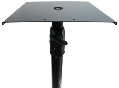 Harmony Audio HA-BKSPKS Home Audio - Studio Monitor Adjustable Height Bookshelf Speaker Stand Pair
