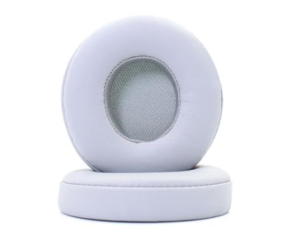 Replacement Ear Pads Compatible with Beats Solo 3 Wireless Gray | Also suitable for Beats Solo 2 wired Headphones Soft protein leather/memory foam ear pads and earmuffs - color: Gray