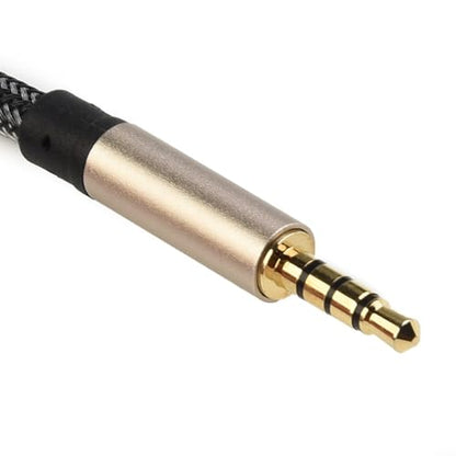 Digital Coaxial Audio Video Cable for RCA to 3.5mm Jack SPDIF Gold-Plated Connectors Nylon for Braided for Compatible with for HDTV Soundbar (1M) - size: 1M