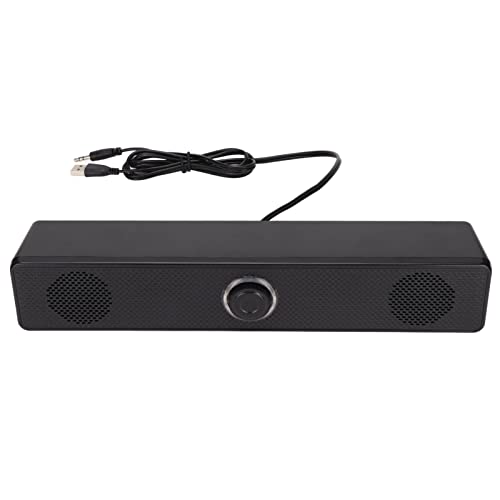 Desktop Speakers Soundbar 33. 0×8. 0×7. 350Ts Computer Speaker 3. 5Mm Input USB Powered Wired Computer Soundbar with Volume Control for Desktop Pc Laptop Tablet