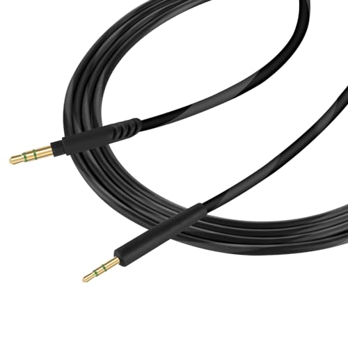 Linkidea Audio Cable Compatible with JBL Tour One M2, Tune 770NC/760NC/750BTNC/660NC, Live 660NC/ 650BTNC, Denon AH-GC25W, 3.5mm to 2.5mm Replacement Aux Cord (5 ft/1.5 m)