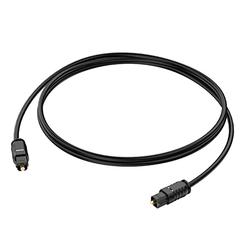 Digital Optical Audio Cable 3 feet, Fiber Optic Cable Ultra-Thin Cord, SPDIF Toslink Optical Cable Compatible with PS4 Xbox TV to Sound Bar Home Theater - size: 3ft