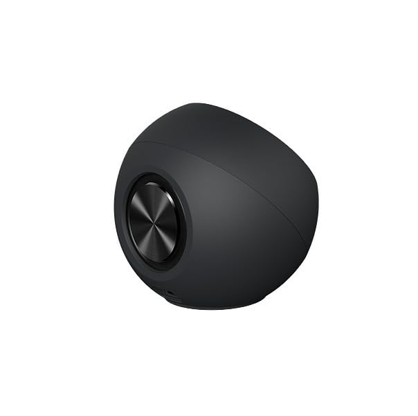Creative Pebble V2, 2.0 USB Desktop Stereo Speakers for PC/Laptop, Black | 2.0 desktop speakers, USB-Powered, Compact, Stereo, Desktop Speakers, PC Audio, Minimal Design, Laptop Speakers, Black