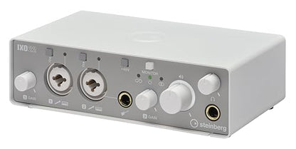 Steinberg IXO22 2x2 USB 2.0 24-Bit/192kHz Audio Interface With Cubase AI, Cubasis LE and Steinberg Plus Software - color: White, style: IXO22