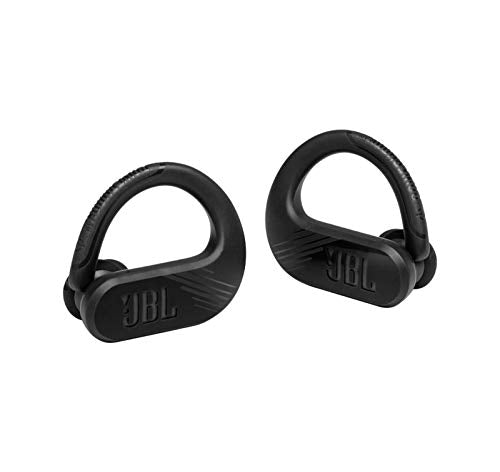 JBL Endurance Peak II - Waterproof True Wireless in-Ear Sport Headphones - Black, Small | JBL Pure Bass Sound, Up to 30 Hours of Playback 6 Hours in Buds24 hours in Case, IPX7 Sweatproof and Waterproof - color: Black
