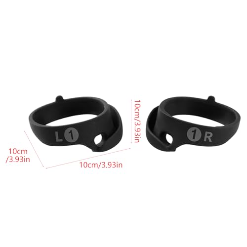 1 Pair Adjustable Earbuds Stabiliser Silicone Rings Multiple Size Lightweight Secure Fixing for Dedicated 4th Earphone Multi Size Stabilizers Rings