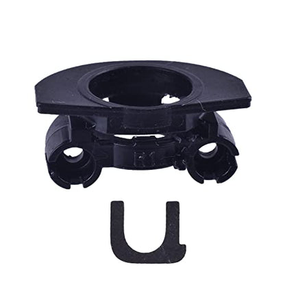 BestParts Black Plastic Hinge U Metal Replacement for Sony WH-1000XM4 Right | Black Plastic Hinge Swivel + XM4 U Shaped Metal Hinge Lock Grove Replacement for Sony WH-1000XM4 WH1000XM4 Headphone (Right)