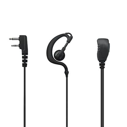 Ear Hook Earphone Headset Earpiece for IC-F3001 F4001 F4011 F4023 IC-F4021 IC-F3021 Radio