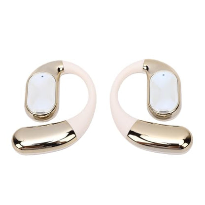 Ear Buds Wireless Earbuds Bluetooth Headphones, 2026 New Dual Fold Design Bluetooth 6.0 Earbuds with Ear Hooks, Sweatproof Noise Canceling, for Running Working (White 4000K) - color: White 4000K