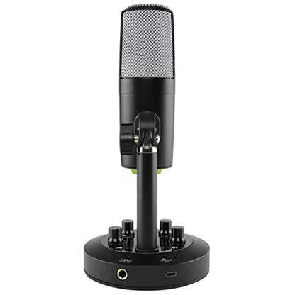 Mackie EM-Series, Premium USB Condenser Microphone with Built-in 2-Channel Mixer (EM-Chromium) - size: USB, style: Chromium - Studio
