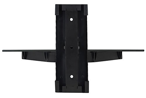 Mount-It! Floating Wall Shelf for AV Receiver & Game Consoles | Adjustable-height bracket stand holds cable box, PS4, Xbox One & Blu-ray player, single shelf.