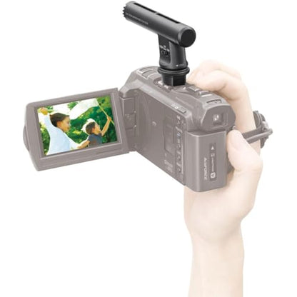 Sony ECMGZ1M Gun / Zoom Microphone (Black) | Mode records audio level corresponding to length, Mic, Mode records super directional